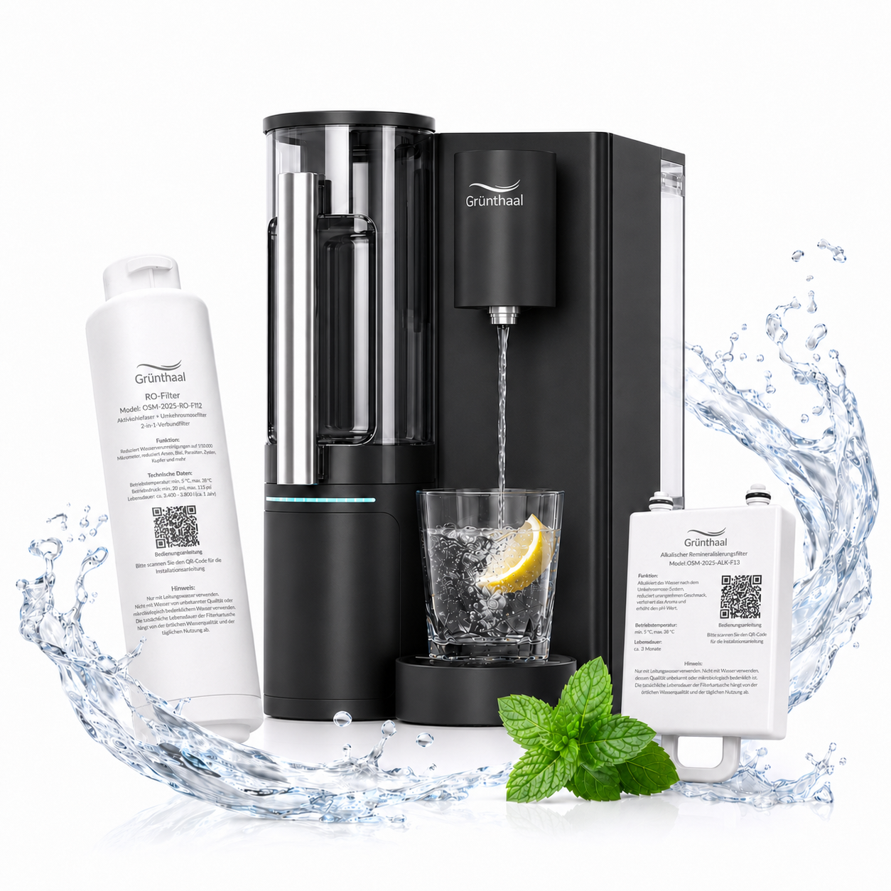 AquaLiva elan Komplett-Set – Schwarz