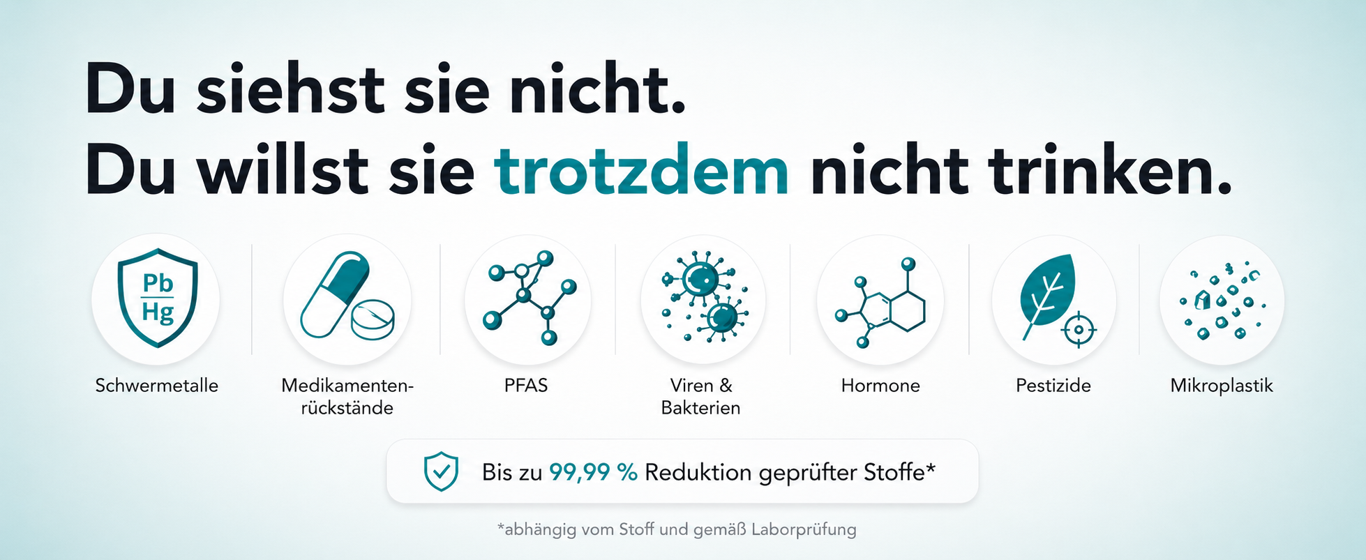Du siehst sie nicht – Schwermetalle, PFAS, Hormone, Mikroplastik und mehr